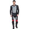 Rekurv C-12.02 Tuta in pelle a due pezzi uomo nero