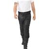 Detlev Louis DL-PM-5 Pantaloni Tuta Pelle uomo nero