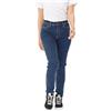 Detlev Louis DL-PW-1 High Waist Jeans donna blu