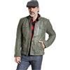 Detlev Louis DL-JM-11 Da Moto In Cotone Cerato Giacca uomo verde