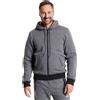 FASTWAY T-2208 Hoodie da moto uomo grigio