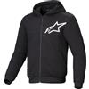 alpinestars Felpa con cappuccio moto Chrome V2 port uomo nero
