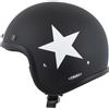 DMD Retro Star Black Casco Jet M unisex nero