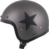 DMD Retro Star Grey Casco Jet M unisex grigio