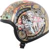 DMD Retro Woodstock Casco Jet M unisex blu
