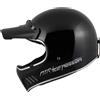 MTR Vintage-MX Evo Offroad Retrò Casco unisex nero