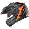 SCHUBERTH E2 Explorer Orange Casco Modulare unisex nero