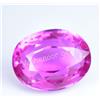 Naturale Mogok Rosa Rubino 22.80 CT Ovale Certificato Perfetto Loose Gemma