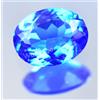 3.50 CT Naturale Raro Brillante Blu Tanzanite Certificato Ovale Loose Gemma
