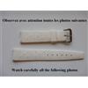 TROPIC SPORT 18 mm TROPIC STAR RALLYE Racing NOS Bracciale Orologio Bianco Svizzera 23218