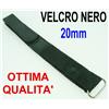 CINTURINO OROLOGIO A STRAPPO SPORT SUBAQUEO SUB SUBACQUEO MARE NERO 20mm 20 mm