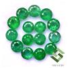 SBI Gems 4 MM Smeraldo Naturale Taglio Rotondo Lotto 16 Pezzi 4.06 Cts Non Trattato Loose