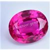 22.90 CT Naturale Mogok Rosa Rossa Rubino Ovale Raro Splendido Certificato Loose