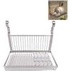 Dittzz LSFYYDS Scolapiatti a Parete, Pieghevole Scolapiatti in Acciaio Inox per Cucina,39.5x26.2x33cm