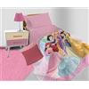 hermet Principesse, Copriletto Trapuntato Letto Singolo Primaverile Per Bambini, Trapunta Primaverile letto singolo, Copriletto Mezza Stagione Tapuntato, 100% Microfibra, Prodotto Ufficiale