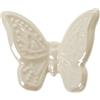 Generic 12 magneti calamite in resina per bomboniera ideali per bomboniere nascita laurea comunione cresima vari soggetti e animali (Farfalla Porcellana bianca 6cm)