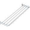 Jumbo Stendibiancheria a Soffietto da Parete 120 cm - Acciaio Inox, Estensibile a Pantografo, 6 Metri di Stenditura, Salvaspazio, Made in Italy
