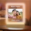 Stileitaliano lampada con foto personalizzata idea regalo anniversario compleanno per lui lei led multicolore regali fidanzati uomo donna (Foto singola)