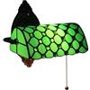 Uziqueif Lampada da parete Vintage per interni, Lampada da parete, Lampada da parete con interruttore, Lampada da parete Tiffany da 25,4 cm, Lampada da lettura a parete, E27 lampada da parete per