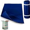 EVERGREENWEB MATERASSI & BEDS EVERGREENWEB - Materassino Matrimoniale 160x195 h 3 cm tessuto Sfoderabile Materasso Pieghevole Supporto Ergonomico da Terra per Esercizi del Pavimento Campeggio Yoga Stretching ABS Pilates, EVER AIR