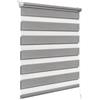 WOLTU Tenda a Rullo per interni Doppio Strato Giorno e Notte, Fissaggio a Morsetto Senza Foratura, Tenda Traslucida Oscurante per Finestra o Porta, 70x150 cm [Larghezza Tessuto: 67 cm], Legno Grigio
