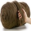 MeriWoolArt® 100% Merino Lana XXL Filato di Lana Grosso 4-5cm, Filato Spesso Soffice, Feltro di Lana ad Ago, Infeltrire la Lana, Bagnato, Fai Da Te Coperta Grossa di Lana