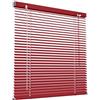 Victoria M. Veneziana in alluminio per finestre su misura in Rosso Vinaccia/Bordeaux (Colore del prodotto = colore delle lamelle), larghezza da 55 cm a 150 cm, colore e altezza a scelta