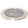 Qazqa delux honey - Faretto da incasso da terra Moderno - 1 luce - Ø 20 cm - Acciaio - Moderno - Illuminazione esterna