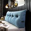 Generic Triangolare Cuscino da Lettura Testiera Schienale Testiera Removibile Cuscino Lombare A Cuneo Sostegno Posizionamento Bolster per Camera Divano Letto,09,120X50X20cm