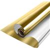 MOCNT Pellicola Oscurante per Vetri Pellicola Specchio Unidirezionale Pellicola Privacy Adesivo per Protezione Solare Pellicola Riflettente Finestre Oro 70cmX200cm