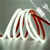 HEGEHE - Striscia LED COB 230V 10m, ogni 10cm può essere tagliato una volta, flessibile impermeabile IP65, striscia neon LED FCOB 240 LED/m 90+, con interruttore [luce bianca 6000K]