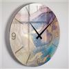 Giallobus - Orologio Linea Basic - Taglio di Pietra - Deligold - Vetro acrilico - Basic 30x30 - Meccanismo silenzioso - Pronto da appendere - Orologi moderni