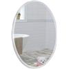 Neue Design Mood® Specchio da parete Ovale, Specchiera Ovale Senza Cornice, per Bagno, Ingresso, Corridoio, (50cm x 40cm)