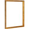 Bildershop-24 Cornice per giunti ombreggiati Lamia, 100 x 140 cm, foglio d'oro, Kit di autoassemblaggio fai da te