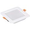LEDLUX Faretti Led Incasso Quadrati, Stile Pannello Led Plafoniera Per Soffitto Cartongesso (5W 500LM 95X95mm, 6000K)