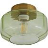 Lindby Plafoniera dimmerabile colore Verde, in Vetro ad es. Soggiorno & Sala da pranzo plafoniera lampada