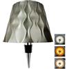 Generic Lampada per bottiglia di vino, paralume a LED ricaricabile senza fili per bottiglie di liquori, 3 colori, tavolo dimmerabile con controllo touch per bar, ristoranti, camere da letto e all'aperto