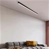GZZBMY Lampada da Soffitto LED Lineare Semi Incasso Luce da Plafoniere Minimalista Iluminazioni da Plafoniera Moderna Lampadari Striscia Lunga per Soggiorno Camera da Letto (Luce Bianca 6000K,100CM)