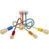 Helam Plafoniera per bambini OXFORD 5xE27/60W/230V