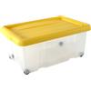 Tontarelli Puzzlebox Contenitore con Coperchio a Scatto, Plastica, coperchio in colori assortitti, 60 x 40 cm