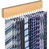 Lomrsiul - Appendiabiti da parete per cravatte, antiscivolo, girevole a 180 gradi, con 18 ganci, organizer per armadio e conservazione per cravatte, cinture, collane, borse, sciarpe, borse, naturali