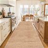 WAWFONG Lungo Tappeto da Cucina Antiscivolo e Lavabile Tappeto Passatoia per Corridoio Marrone Tappetino Passatoia Largo Tappeti Runner 60 x 300 cm Tappeto Ingresso per Entrata Corridoio