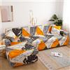 OKJK Copridivano angolare Stampato, per Soggiorno copridivano Chaise Longue Elasticizzato, copridivano con penisola, per Divano in Pelle, Lavabile in Lavatrice (Color 13,Large (190-230cm) 1PC)