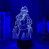 KJsdaADSA Lampada da tavolo 3D Luce notturna Anime Black Butler Grell Sutcliff 7 colori LED Acrilico Moderno Decorazione Camera da letto