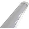 LineteckLED -P47-36W- Plafoniera Led Ultrasottile 90cm 36W Bordo Argento Completo di Led 3000K Luce Calda