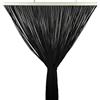 Tata Home Tenda Antimosche Catenelle Perline di Stoffa Morbide per Porta Finestra Moschiera a Pannello Susy 100x220 cm Colore Nero