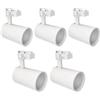 JANDEI - Pack x5 Faretti da Soffitto a LED, 30 W, Bianco Caldo 3000 K, 3000 Lumen, 185 V-265 V AC Monofase, Alluminio Cabina Armadio, Vetrina, Negozio, Ufficio. (Bianco)