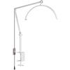 zenggp Lampada da Tavolo Ad Arco, Lampada da Scrivania con Clip A Mezzaluna con Luce Dimmerabile, Completamente Regolabile A 360°, per Extension Ciglia Beauty Lash Nail Tech(White)