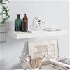 vidaXL Scaffale a Parete Bianco Lucido 50x23x3,8 cm in MDF