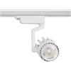 LEDKIA LIGHTING - Faretto LED Dora 30W | Illuminazione Versatile per Spazi Dinamici | Flusso Luminoso 3000 lm | Installazione su Binario Monofase | Bianco Caldo 3000K, Alluminio